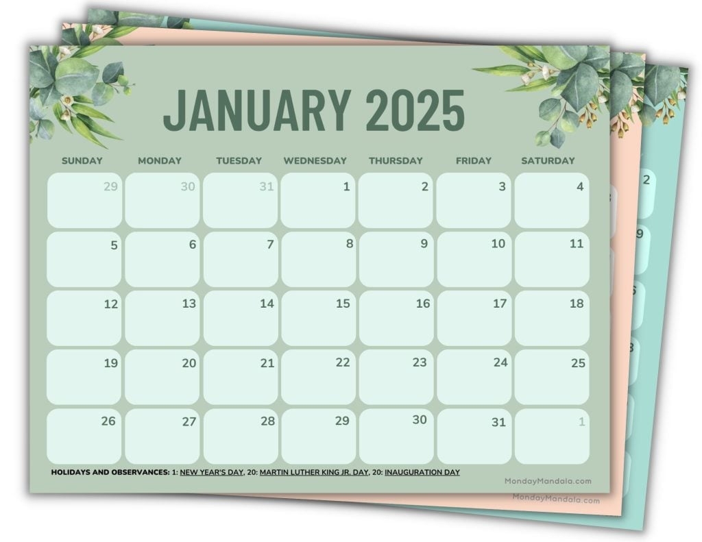 Free Printable 2025 Calendar Teachers Pay Teachers