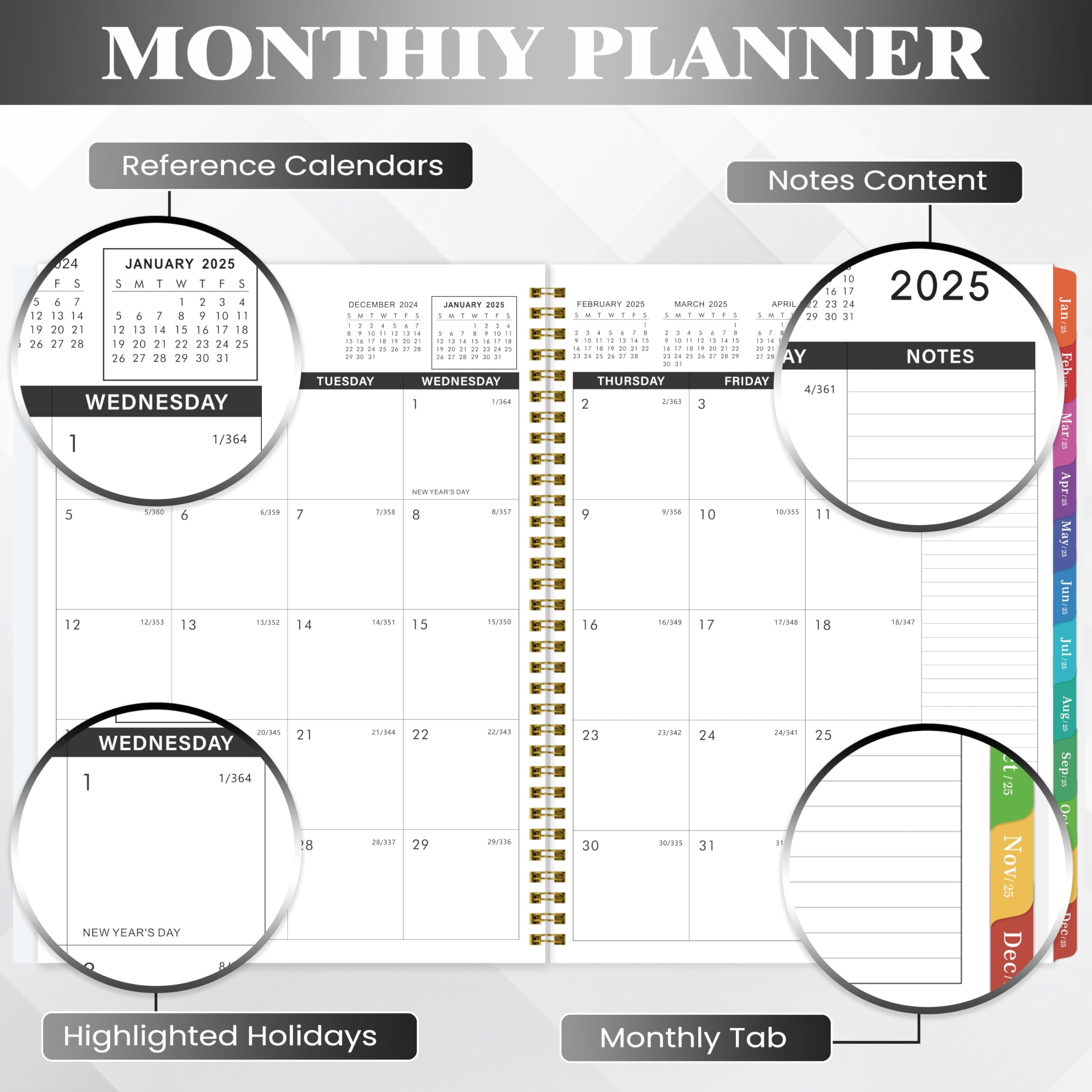 Free Printable 2025 Calendar Waterproof Paper