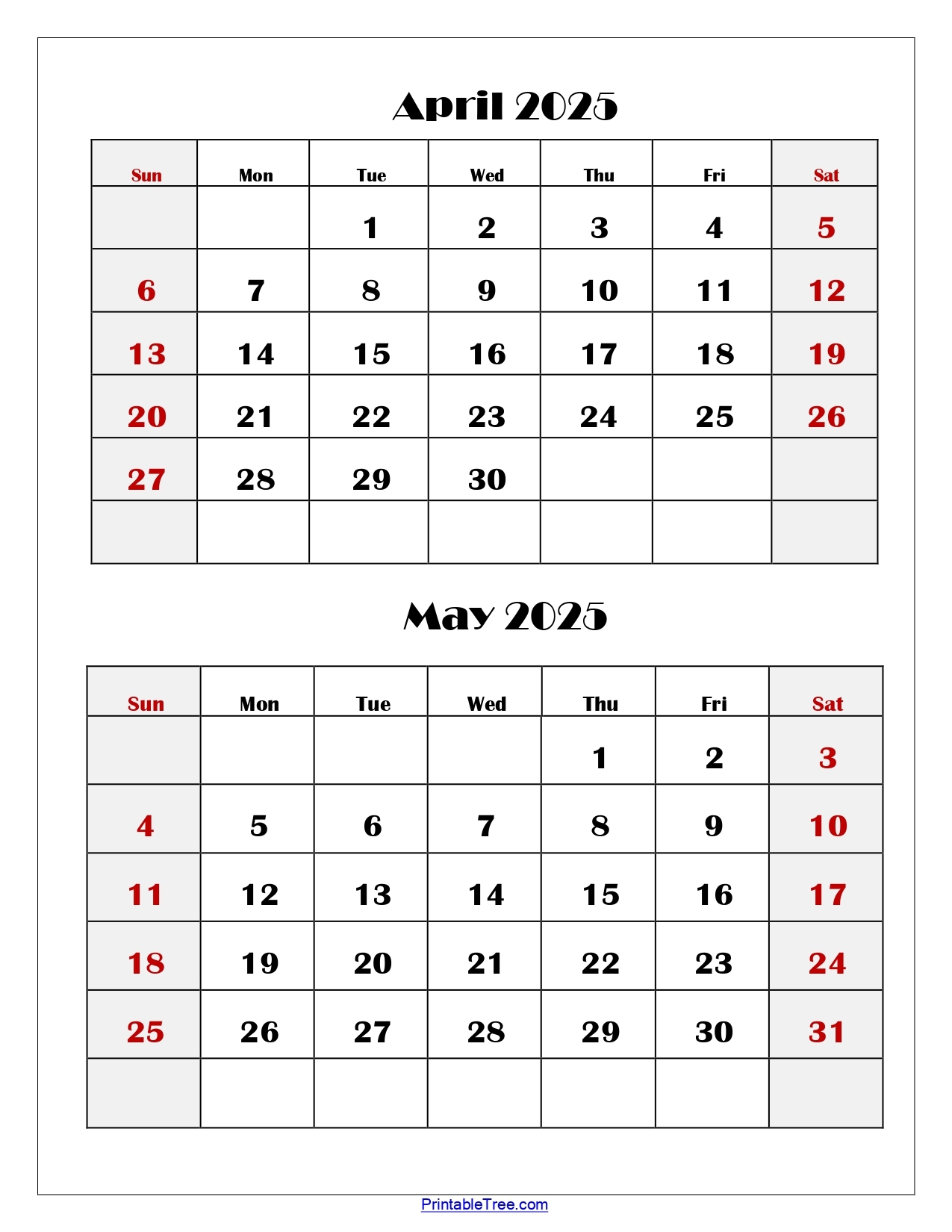 Free Printable Calendar 2025 2 Months Per Page With Holidays