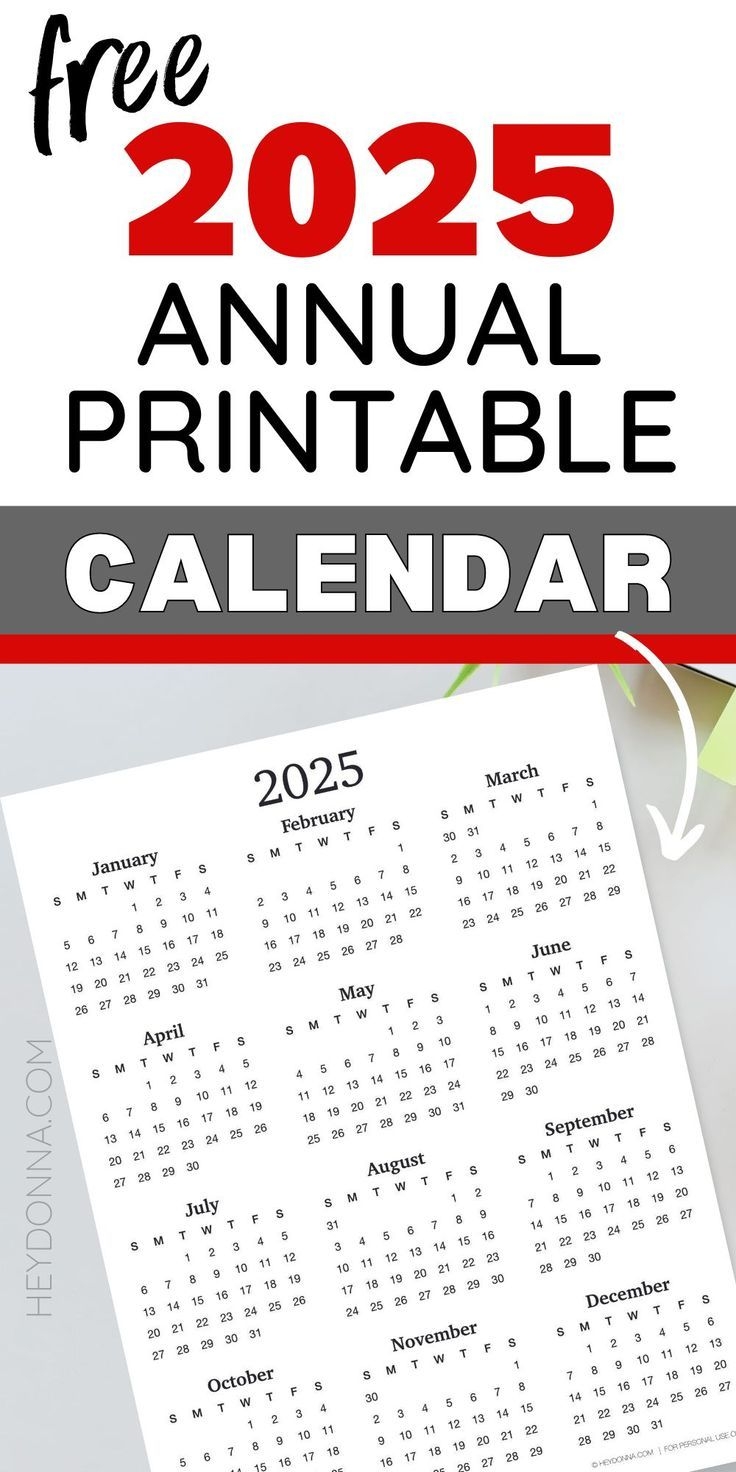 Free Printable Calendar