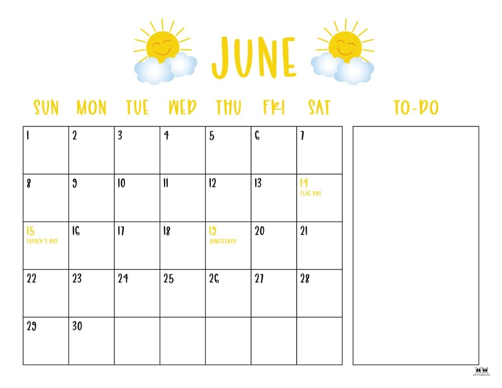 Free Printable 2025 Calendar Monthly With Holidays