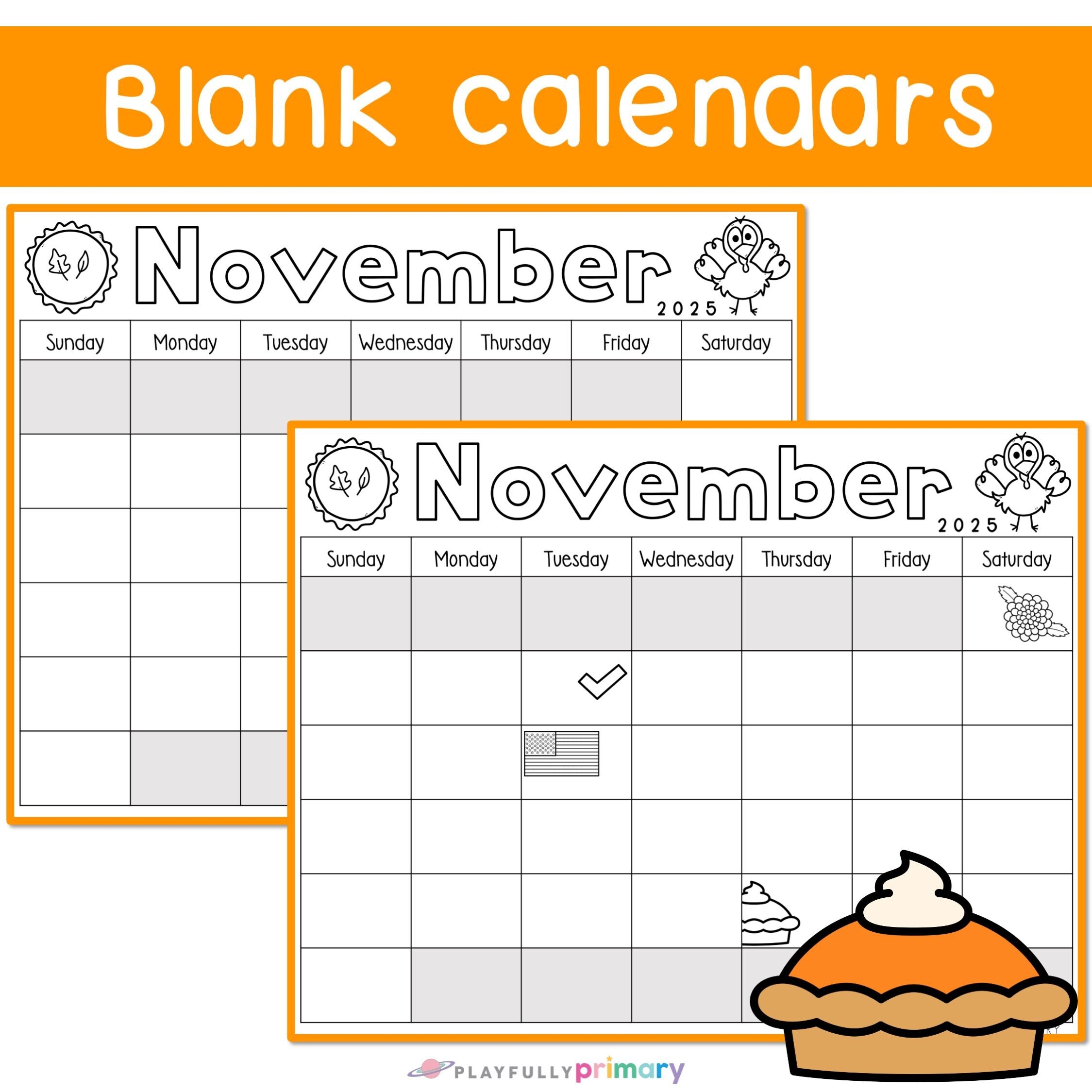 November Calendar 2025 Printable Calendar Tracing Worksheet Monthly Tracing Calendar Traceable Kindergarten Calendar Template November 2025 Etsy